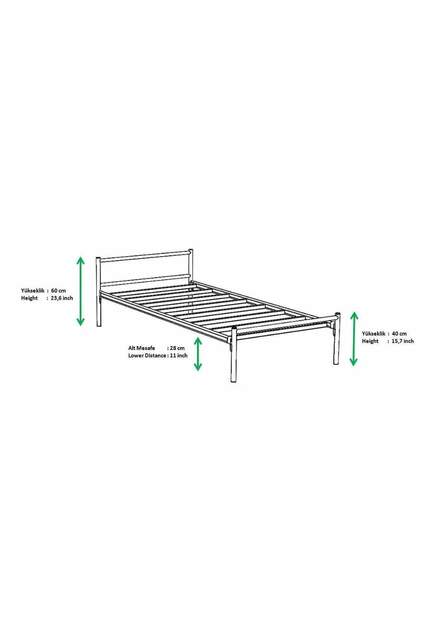 Linda Wire Bed Frame 90x190 ARM127