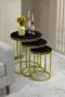 Nesting Table C Lux Double Gold