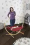 Rollover Safety Hammock Crib Claret Red