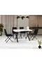 Sun White Table & Mono Chair Set HDR1255