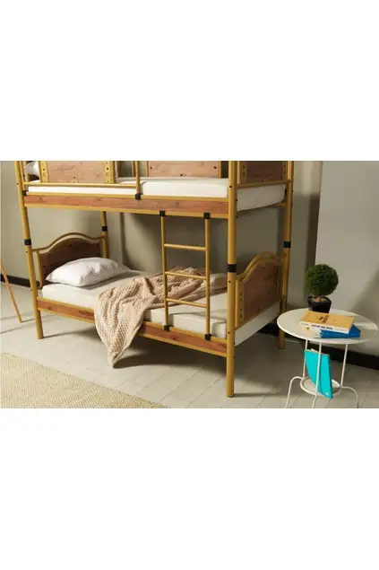 Avantgarde Stockbett 90x200 ARM012 Nussbaum