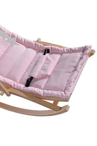 Wooden Baby Carriage Pink