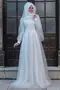Mohn Abendkleid