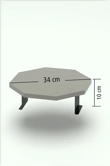 Dekorativer Beistelltisch Achteck