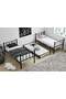 Lilien Baby Bett 90x190 ARM037 Schwarz