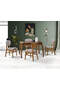 Magnolia Walnut Table & Magnolia Walnut Chair Set HDR1237
