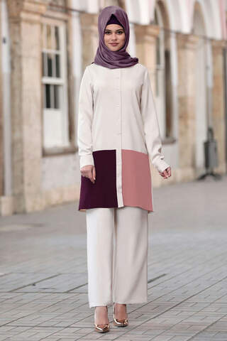 Sare Hijab Set Purple