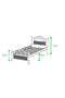 Paris Struttura Letto in Metallo 90x190 ARM123
