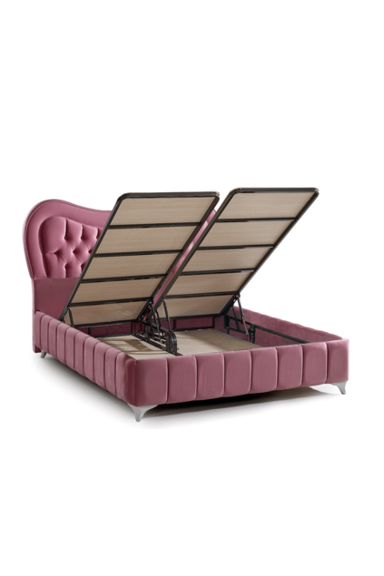 MD Paris 160x200 Double Bed, Base, Headboard Set GM107