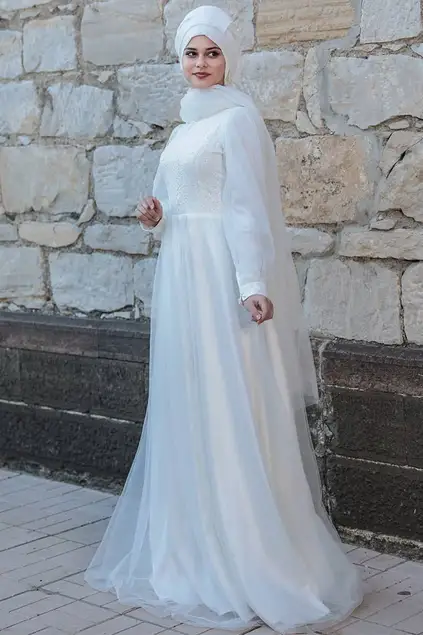Mohn Abendkleid