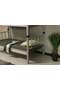 Metallstockbett 90x190 ARM033 Grau
