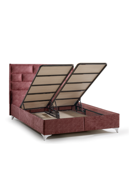 MD Truva 180x200 Double Bed, Base, Headboard Set GM111