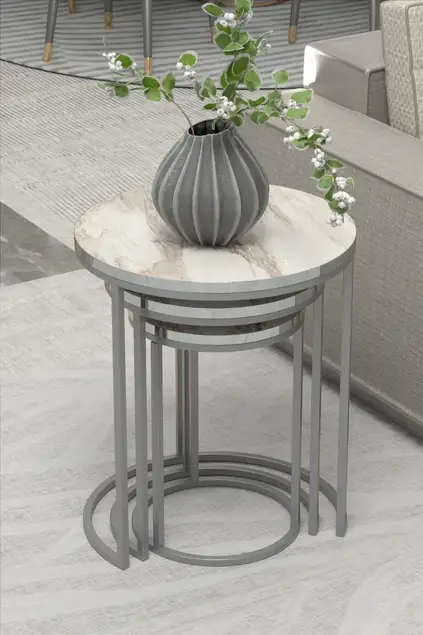 Zigon Couchtisch C Lux Silber