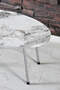 Silver Ellipse Silver Metal Leg Center Table Efes