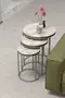 Zigon Couchtisch C Lux Double Silber