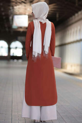 Hayat Tunic Terra-cotta