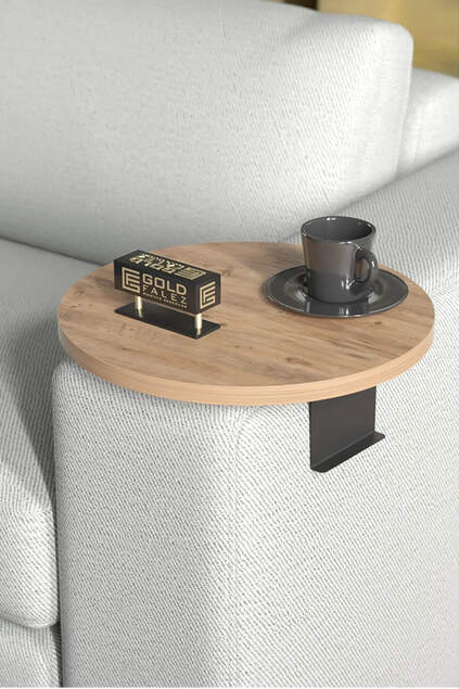 Tavolino decorativo rotondo