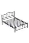 Bella Metallbett 140x190 ARM142 Schwarz