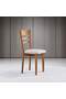 Zen Walnut Table & Crested Chair Set HDR1266