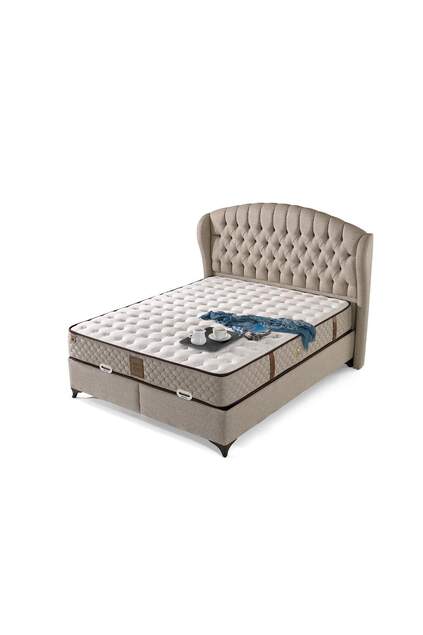 MD Merlin 150x200 Doppelbett, Bettgestell, Kopfteil-Set GM169