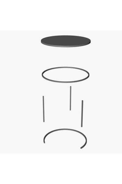 Nesting Table C Lux Gold