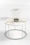Coffee Table and Zigon Coffee Table Terra Set Silver