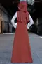 Kleid mit Kachelfarbe