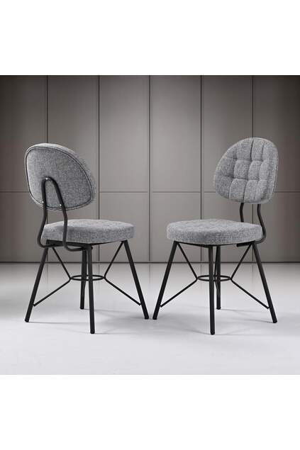 Set Tavolo Zen Marmo Nero & Sedie Gözde Nere HDR1264