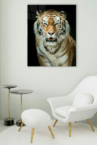 Tiger Glasmalerei