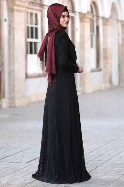 Esila Evening Dress Black