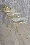 Satztisch und Mitteltisch Kr Set Gold Efes Wire