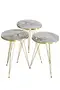 Satztisch und Mitteltisch Kr Set Gold Efes Wire
