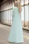 Minzfarbenes silbriges Abaya-Set von 3