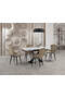 Set Tavolo Galata Bianco & Sedie Cigno Nere HDR1251