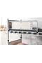 Elegant Bunk Bed 90x190 ARM017 White