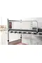 Elegant Stockbett 90x190 ARM017 Weiß