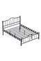Bella Metal Bed Frame 160x200 ARM145 Black