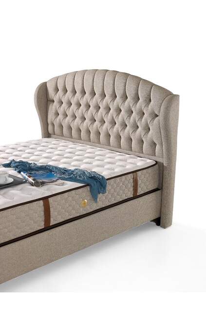 MD Merlin 150x200 Doppelbett, Bettgestell, Kopfteil-Set GM169
