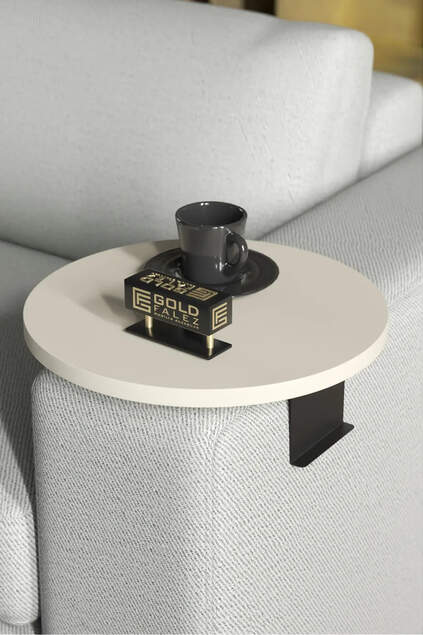 Tavolino decorativo rotondo