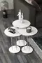 Coffee Table and Zigon Coffee Table Terra Set Silver