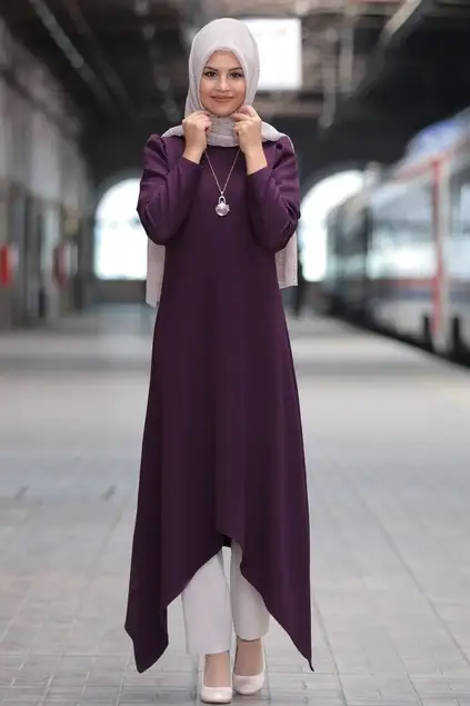 Abito Hira di colore viola