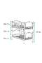 Baby Perle Stockbett 90x200 ARM024 Nussbaum