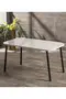 Set tavolo e centrotavola a incastro Kr metallo bianco