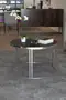 Center Couchtisch Single Silber Lux Special