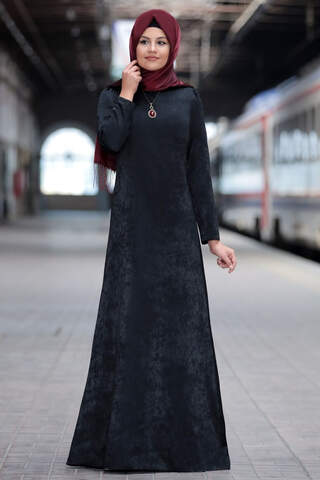 Schwarzes Esin-Kleid