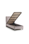 MD Regal 160x200 Letto Matrimoniale, Base, Testata Set GM122