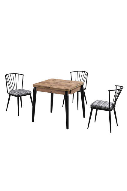 Tesla Nussbaum Tisch & Stuhl Set FRL1039