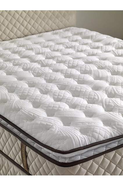 MD Teos 180x200 Double Bed, Base, Headboard Set GM118
