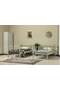 Metallstockbett 90x190 ARM033 Grau