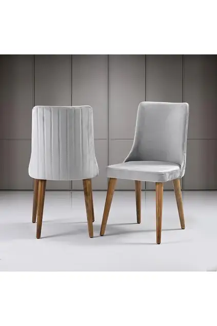Orchidee Nussbaum Tisch & Patrik Stuhl Set HDR1246